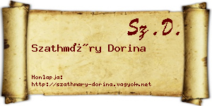 Szathmáry Dorina névjegykártya